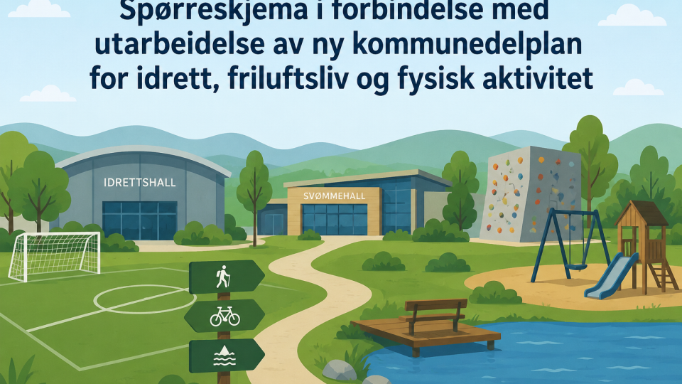 Lenke til artikkel: Spørreundersøkelse - Utarbeidelse av ny kommunedelplan for idrett, friluftsliv og fysisk aktivitet